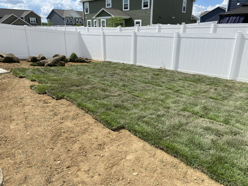 Lawn installation process